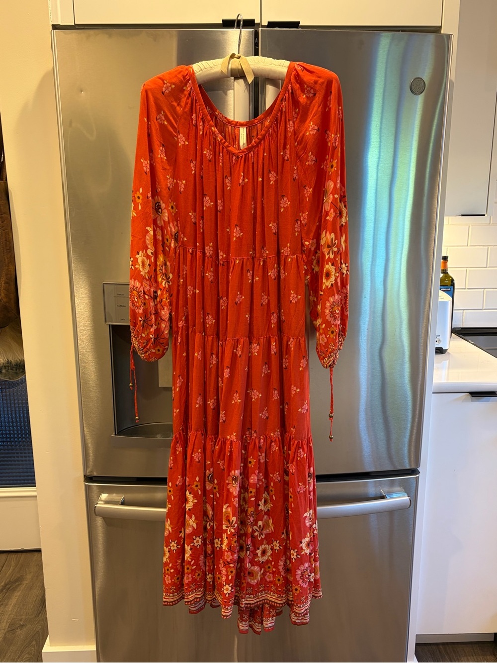 Spell and the Gypsy red maxi dress.